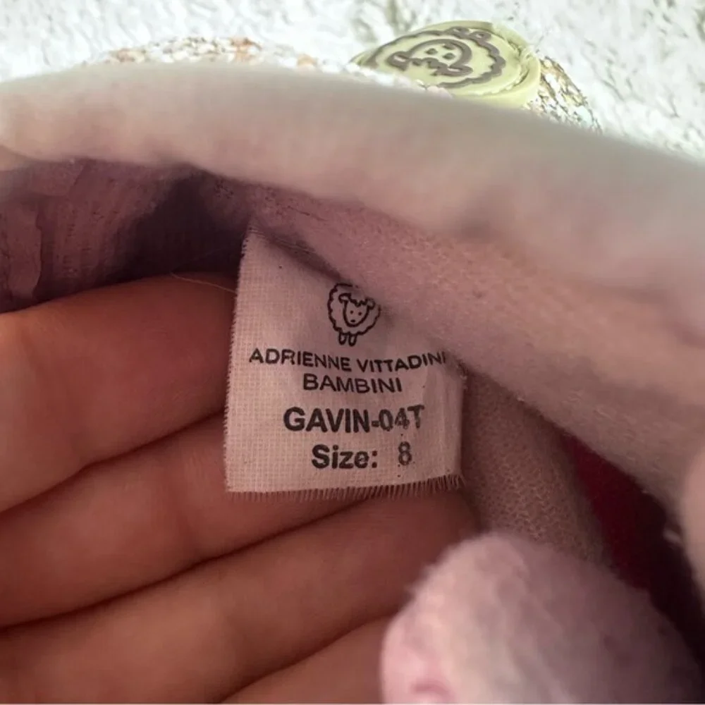 Adrienne Vittadini | Gavin-04T Pink Glitter rainboots | Size 8